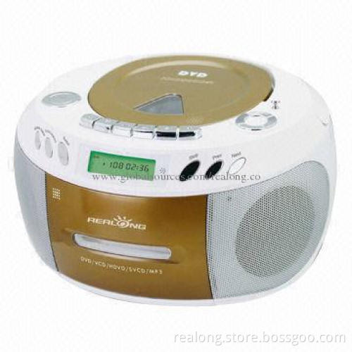 Multifunction DVD player, cassette and FM/AM radio